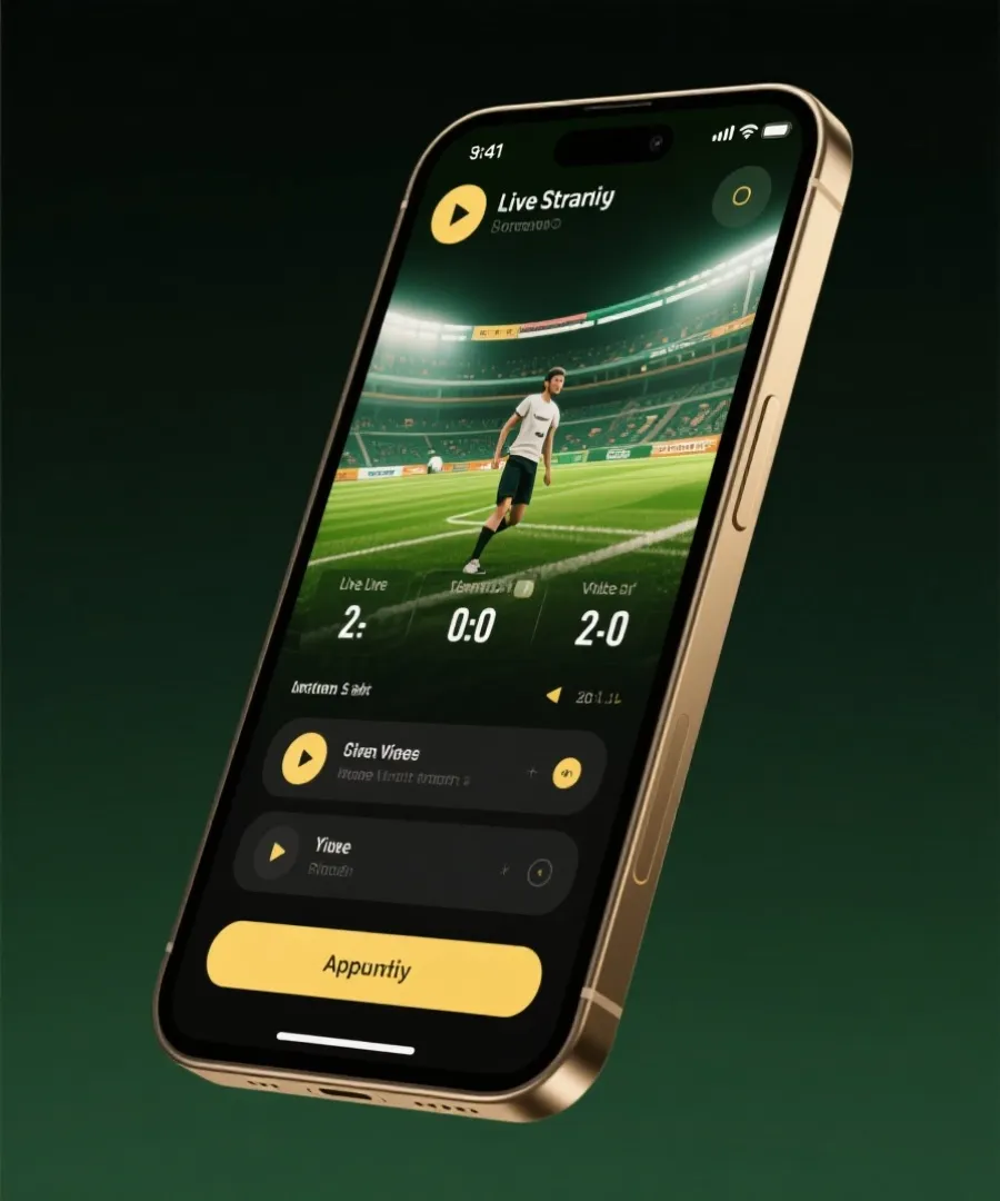 香港SJB直播網 App 介面預覽